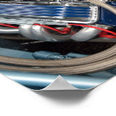 Gepersonaliseerd motor poster (Hoek)