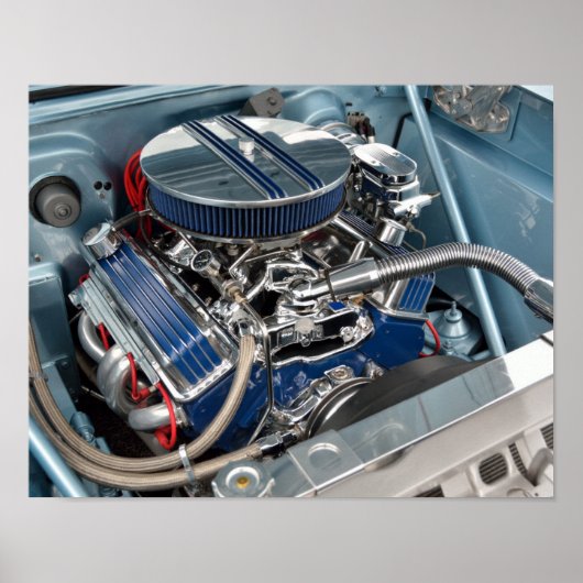 Gepersonaliseerd motor poster (Voorkant)