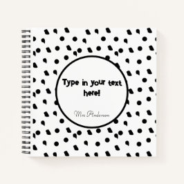 Gepersonaliseerd multomap, Boho multomap, Modern B Notitieboek