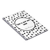 Gepersonaliseerd multomap, Boho multomap, Modern B Notitieboek (Rechterzijde)