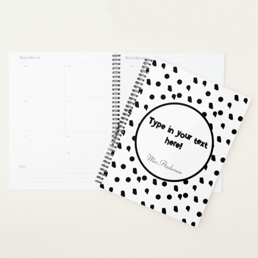 Gepersonaliseerd multomap, Boho multomap, Modern B Planner (Display)