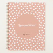 Gepersonaliseerd multomap, Boho multomap, Patroon Planner (Voorkant)