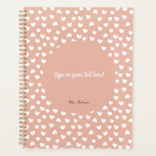 Gepersonaliseerd multomap, Boho multomap, Patroon Planner (Voorkant)