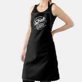 Gepersonaliseerd naam Chef Black Schort (Insitu)