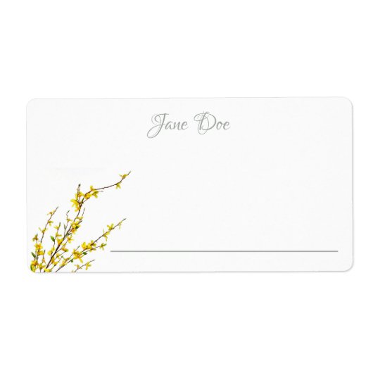 Gepersonaliseerd naam die door de auteur wordt geA Etiket (Voorkant)