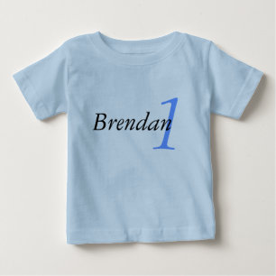 Gepersonaliseerd naam en leeftijd verjaardagstshir