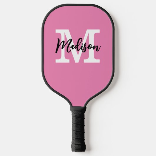 Gepersonaliseerd Naam Monogram Initiaal Pickleball Paddle (Voorkant)