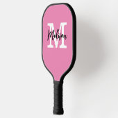 Gepersonaliseerd Naam Monogram Initiaal Pickleball Paddle (Links)