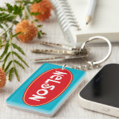 Gepersonaliseerd naam NELSON Sleutelhanger (Voorkant Rechts)