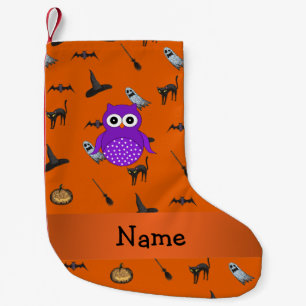 Gepersonaliseerd naamplaatje kleine kerstsok