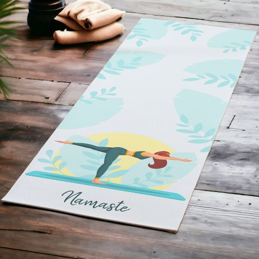 Gepersonaliseerd Namaste Design - Custom Fitness & Yogamat