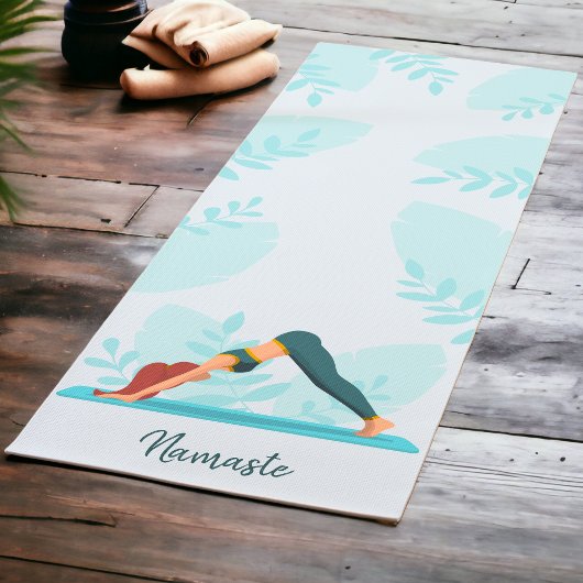 Gepersonaliseerd Namaste Design - Custom Fitness & Yogamat