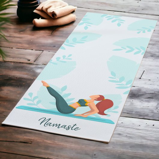 Gepersonaliseerd Namaste Design - Custom Fitness & Yogamat