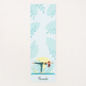 Gepersonaliseerd Namaste Design - Custom Fitness & Yogamat (Voorkant)