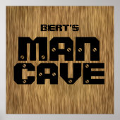 Gepersonaliseerd natuurlijk Man grot Poster (Voorkant)