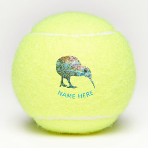 GEPERSONALISEERD NIEUW-ZEELAND KIWI PAUA TENNISBALLEN