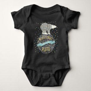 Gepersonaliseerd Nooit vergeten Pluto Schattige Be Romper
