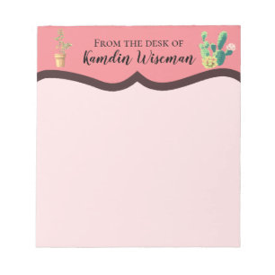 Gepersonaliseerd Notitieblok Bohemian Cactus Succu
