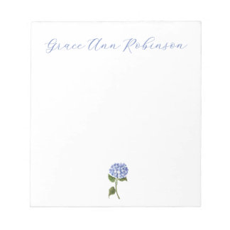 Gepersonaliseerd Notitieblok Classy Hydrangea