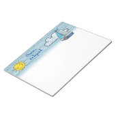 Gepersonaliseerd Notitieblok Driftwood Beach ontwe (Schuin)