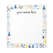 Gepersonaliseerd Notitieblok scheikundeleraar (Voorkant)