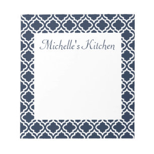 Gepersonaliseerd Notitieblok van Navy Kitchen