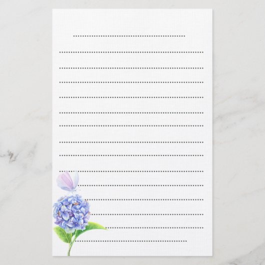 Gepersonaliseerd Notitieblok voor het schrijven va Briefpapier (Achterkant)