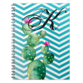Gepersonaliseerd notitieboek Boho Cacti Cactus Suc (Voorkant)