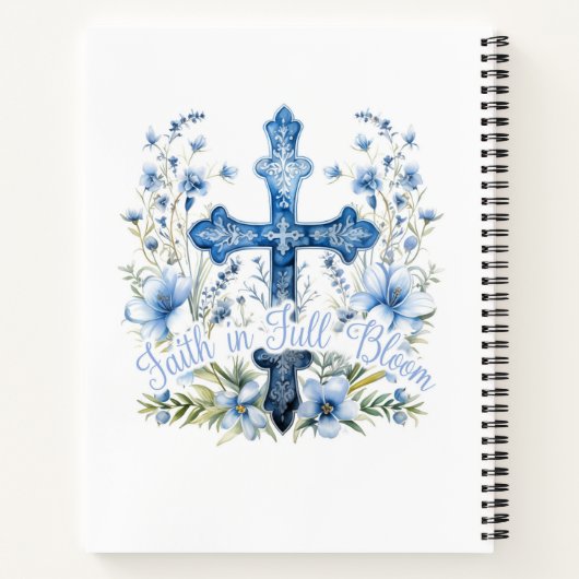 Gepersonaliseerd Notitieboek Geloof in volle bloei (Achterkant)