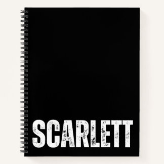 Gepersonaliseerd Notitieboek met Scarlett