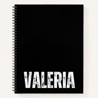 Gepersonaliseerd Notitieboek met Valeria