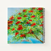 Gepersonaliseerd Notitieboek van Floral (Achterkant)
