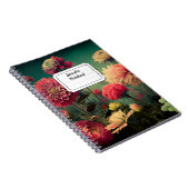 Gepersonaliseerd Notitieboek van Floral (Rechterzijde)