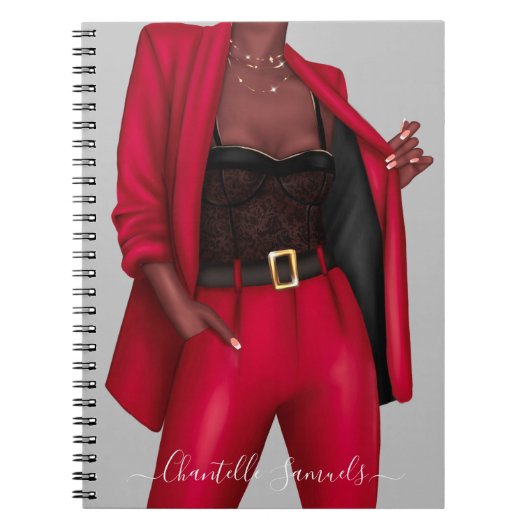 Gepersonaliseerd Notitieboek van Girl Boss (Voorkant)