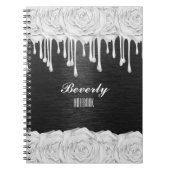 Gepersonaliseerd Notitieboek van White Rose (Voorkant)