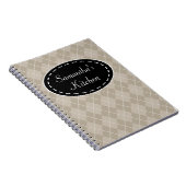 Gepersonaliseerd Notitieboek voor argyle Kitchen R (Rechterzijde)