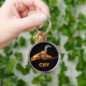 Gepersonaliseerd Nova Scotia Duck Toller Sleutelha Sleutelhanger (Hand)