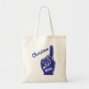 Gepersonaliseerd Nummer Één de Chef- Vinger van Tote Bag