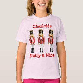 Gepersonaliseerd Nutty Nutcrackers Cartoon T-shirt