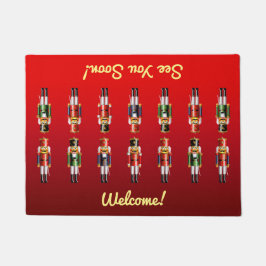 Gepersonaliseerd Nutty Nutkraker Soldaten Deurmat