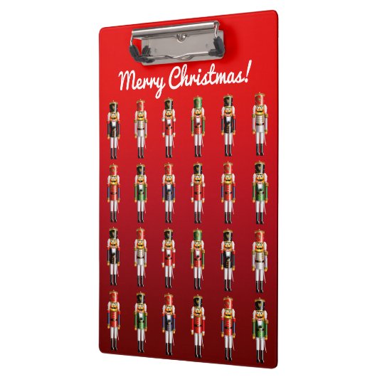 Gepersonaliseerd Nutty Nutkraker Speelgoed Soldate Klembord (Links)