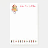 Gepersonaliseerd Nutty Nutkrakers Cartoon Post-it® Notes (Voorkant)