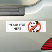Gepersonaliseerd OBAMA SLOGANS Bumpersticker (Op auto)