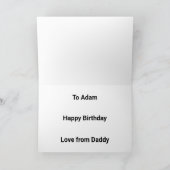 Gepersonaliseerd Oerwoud Safari Kinderdag Kaart (Binnen)