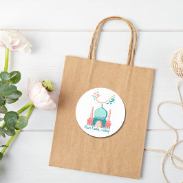 Gepersonaliseerd offertenummer ronde sticker