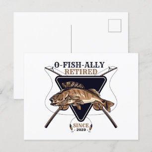 Gepersonaliseerd Officieel Met Pensioen Funny Pens Briefkaart