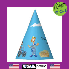 Gepersonaliseerd Old MacDonald's Pig Boerderij Feesthoedjes