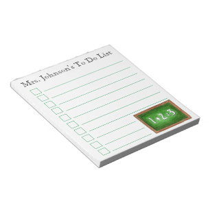 Gepersonaliseerd om een lijst te maken van Groene  Notitieblok