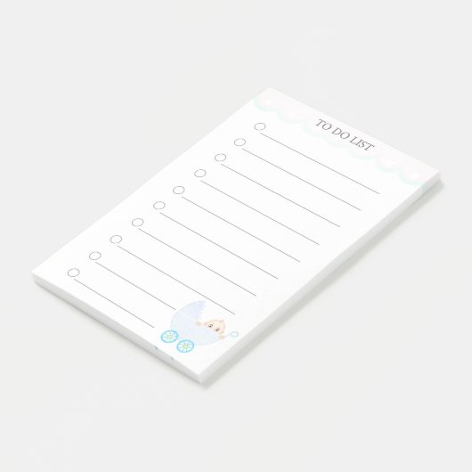 Gepersonaliseerd om Lijst & Baby Stroller Post-it Post-it® Notes (Schuin)