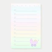 Gepersonaliseerd om Lijst & Baby Stroller Post-it  Post-it® Notes (Voorkant)